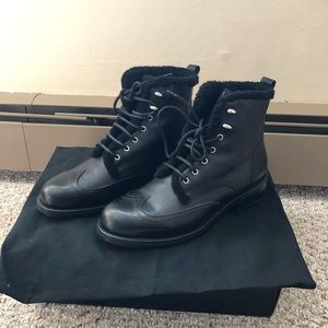 ♦️ Rag & Bone Cozen shearling-lined leather boots